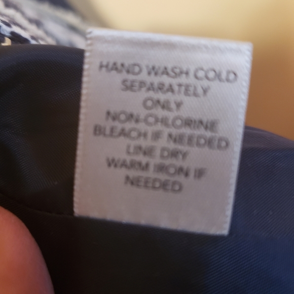 C J Banks denim stripe vest 1x - Picture 4 of 4